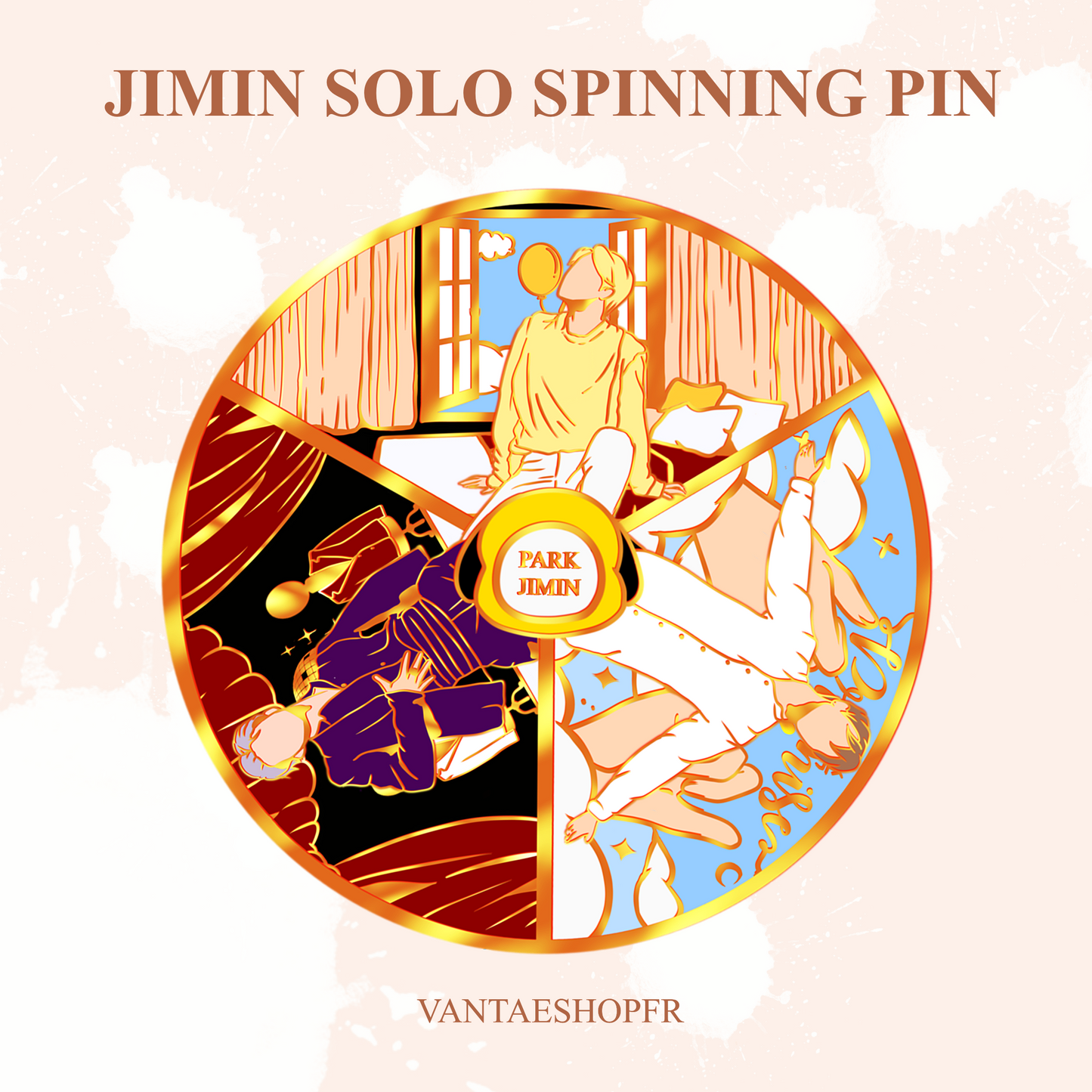 ÉPINGLE JIMIN SPINNING